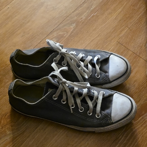 Converse All-Star Men's Charcoal Grey Sneakers Size 8 - Picture 2 of 7